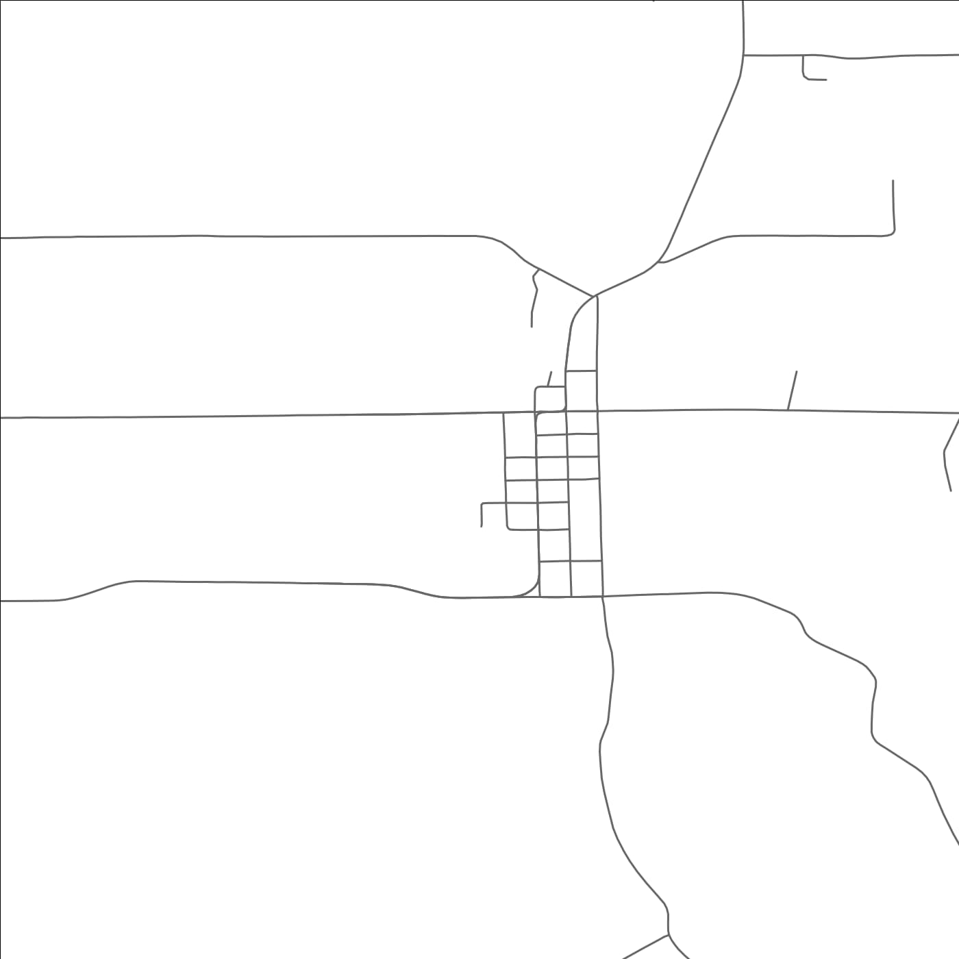 ROAD MAP OF IRONTON, WISCONSIN BY MAPBAKES