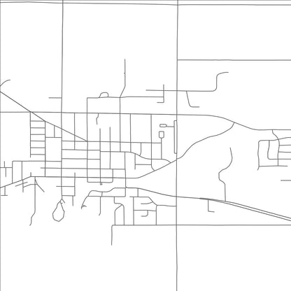 ROAD MAP OF KIEL, WISCONSIN BY MAPBAKES