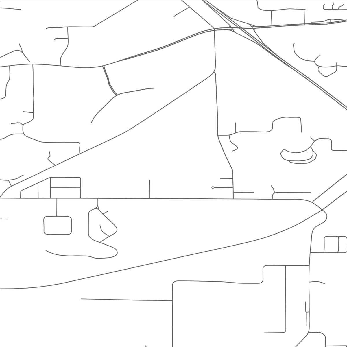 ROAD MAP OF KING, WISCONSIN BY MAPBAKES