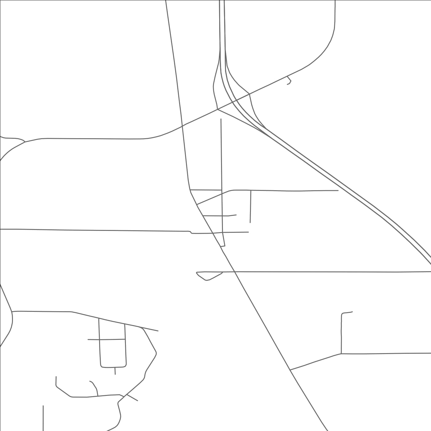 ROAD MAP OF KNOWLTON, WISCONSIN BY MAPBAKES