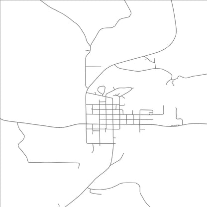 ROAD MAP OF LA FARGE, WISCONSIN BY MAPBAKES