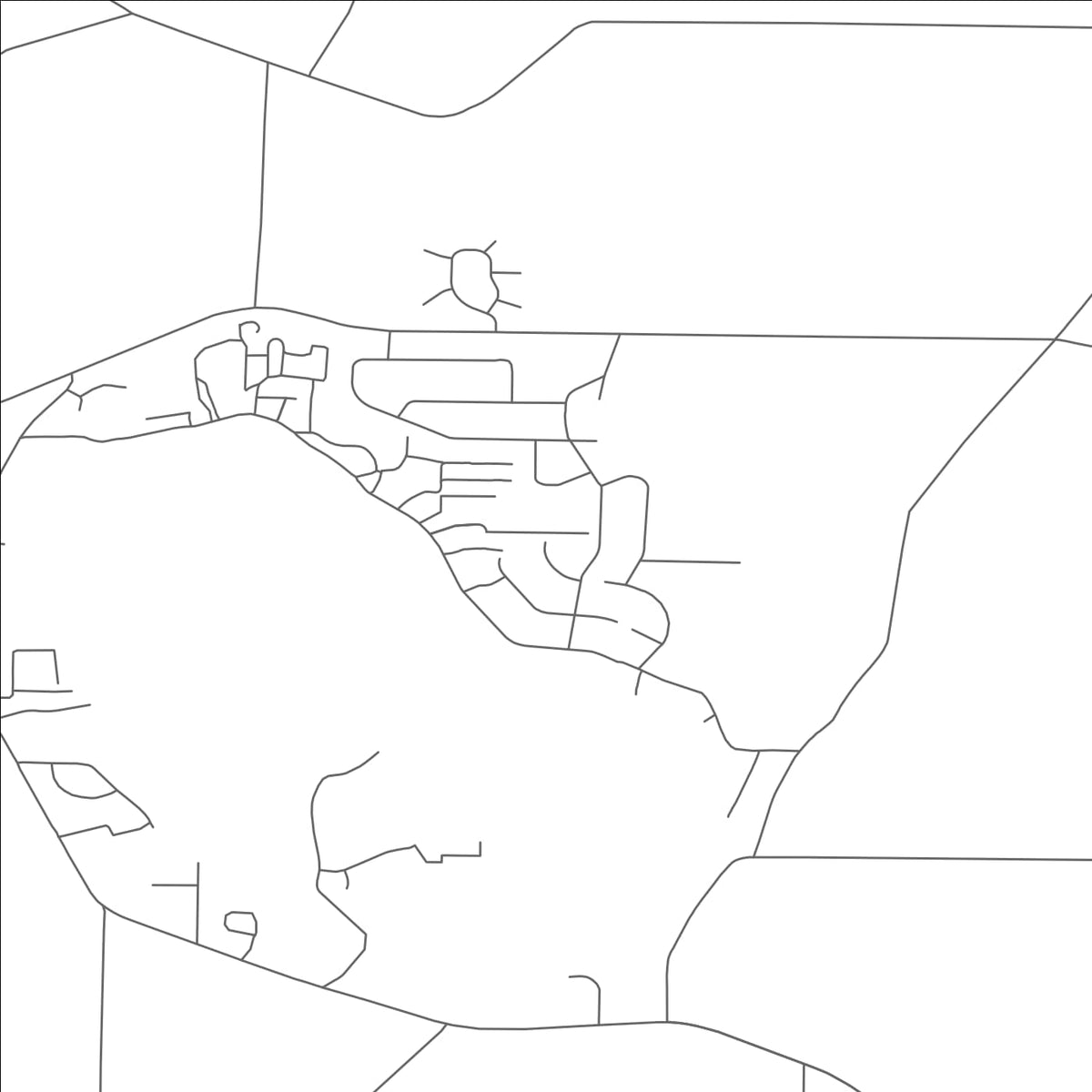 ROAD MAP OF LAKE RIPLEY, WISCONSIN BY MAPBAKES
