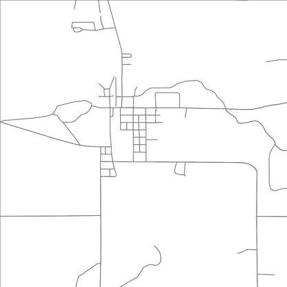 ROAD MAP OF LAONA, WISCONSIN BY MAPBAKES