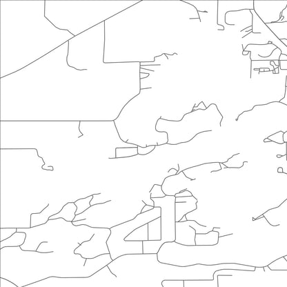 ROAD MAP OF LAUDERDALE LAKES, WISCONSIN BY MAPBAKES