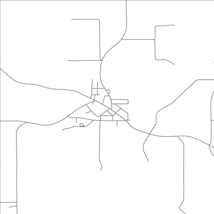 ROAD MAP OF LINDEN, WISCONSIN BY MAPBAKES