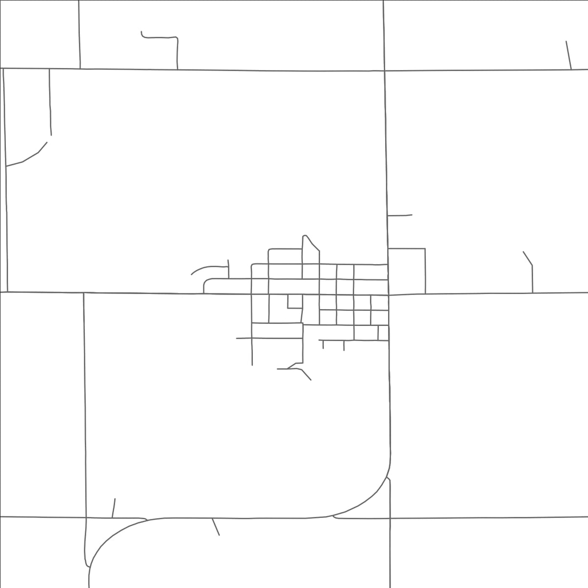 ROAD MAP OF LIVINGSTON, WISCONSIN BY MAPBAKES