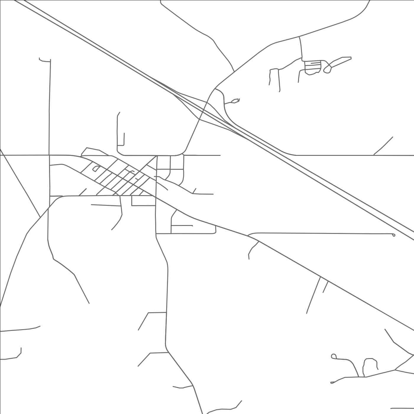 ROAD MAP OF LYNDON STATION, WISCONSIN BY MAPBAKES