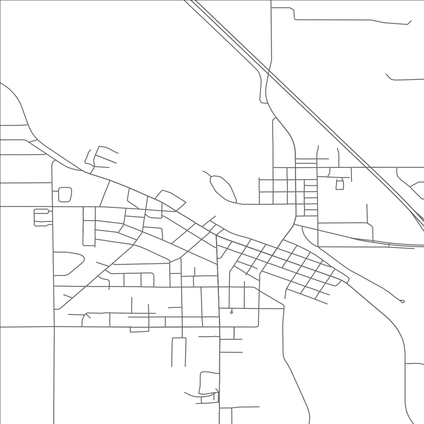 ROAD MAP OF MAUSTON, WISCONSIN BY MAPBAKES