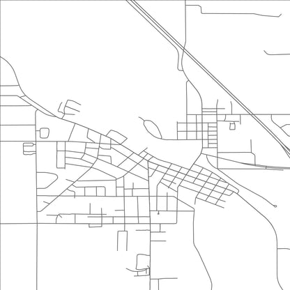 ROAD MAP OF MAUSTON, WISCONSIN BY MAPBAKES