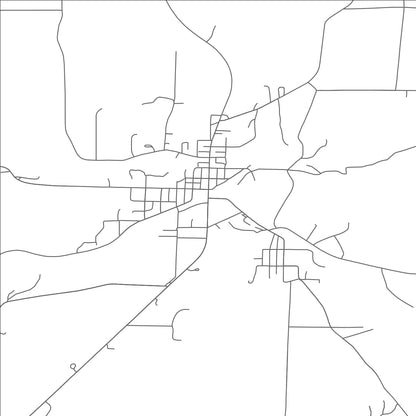 ROAD MAP OF MELLEN, WISCONSIN BY MAPBAKES