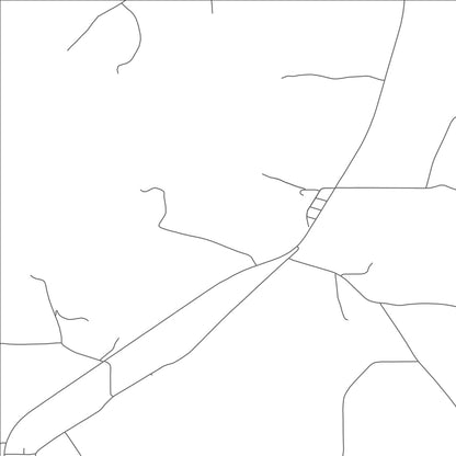 ROAD MAP OF MELVINA, WISCONSIN BY MAPBAKES