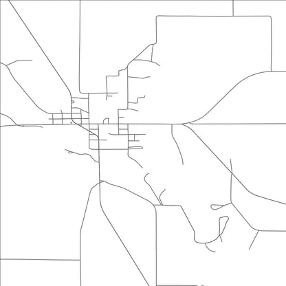 ROAD MAP OF MERRILLAN, WISCONSIN BY MAPBAKES