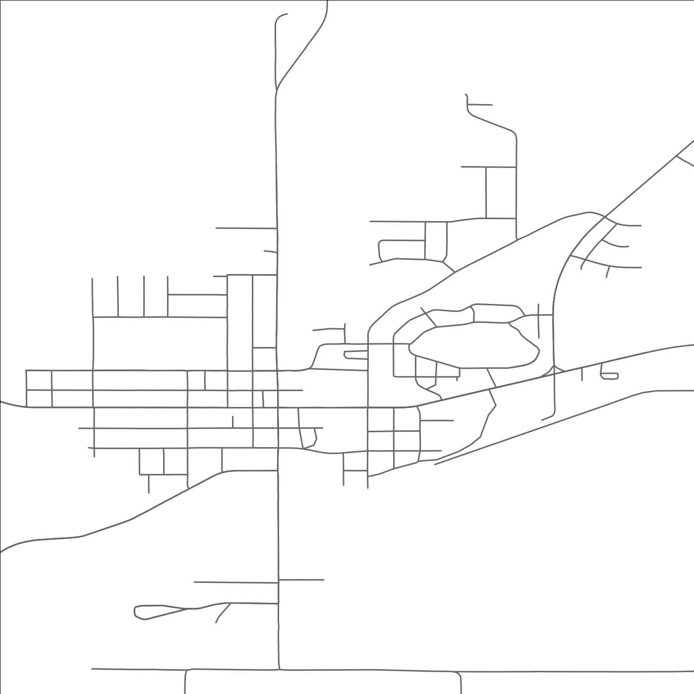 ROAD MAP OF MONDOVI, WISCONSIN BY MAPBAKES