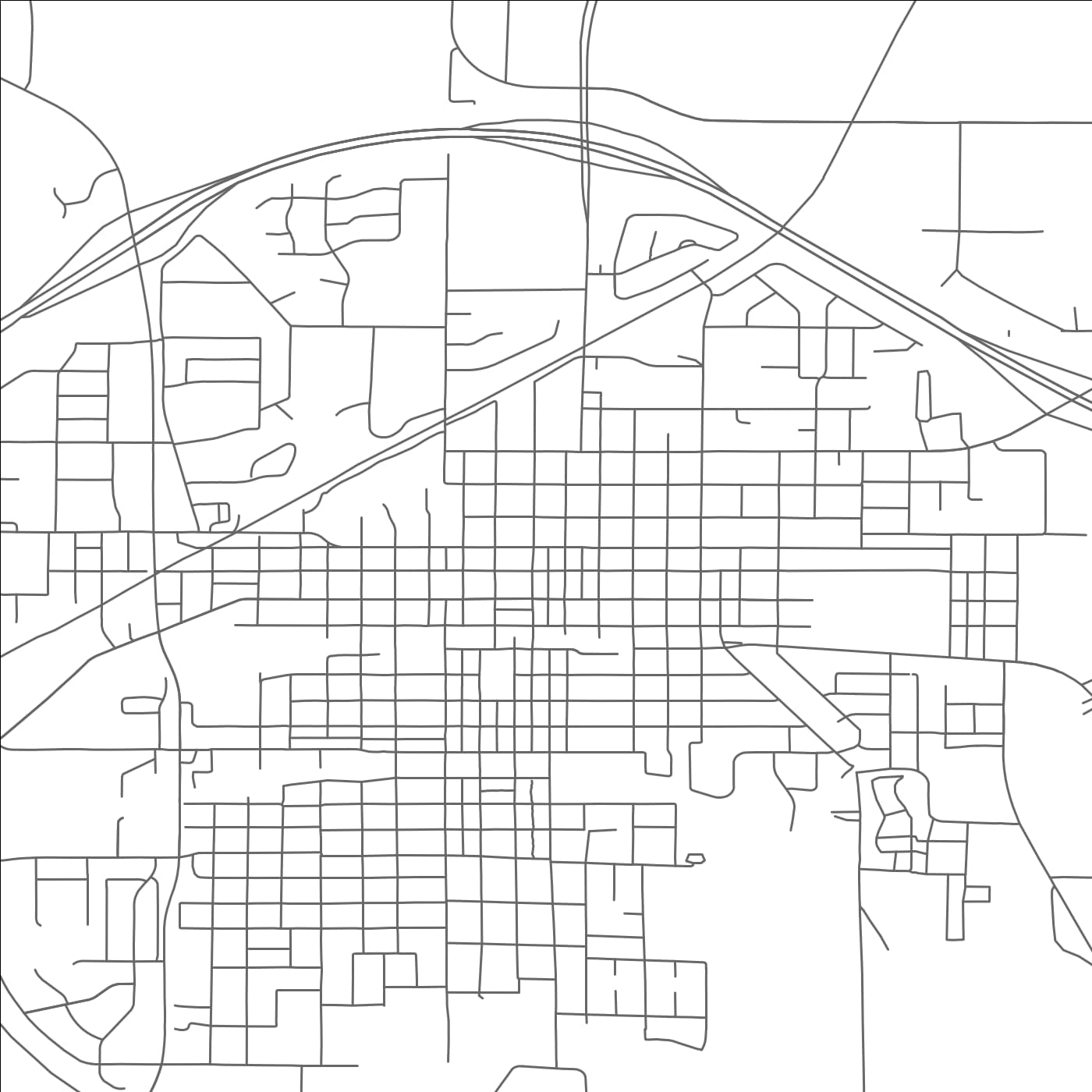 ROAD MAP OF MONROE, WISCONSIN BY MAPBAKES