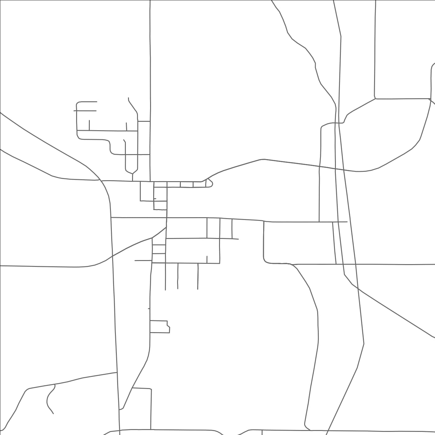 ROAD MAP OF MONTICELLO, WISCONSIN BY MAPBAKES