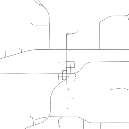 ROAD MAP OF MOUNT HOPE, WISCONSIN BY MAPBAKES