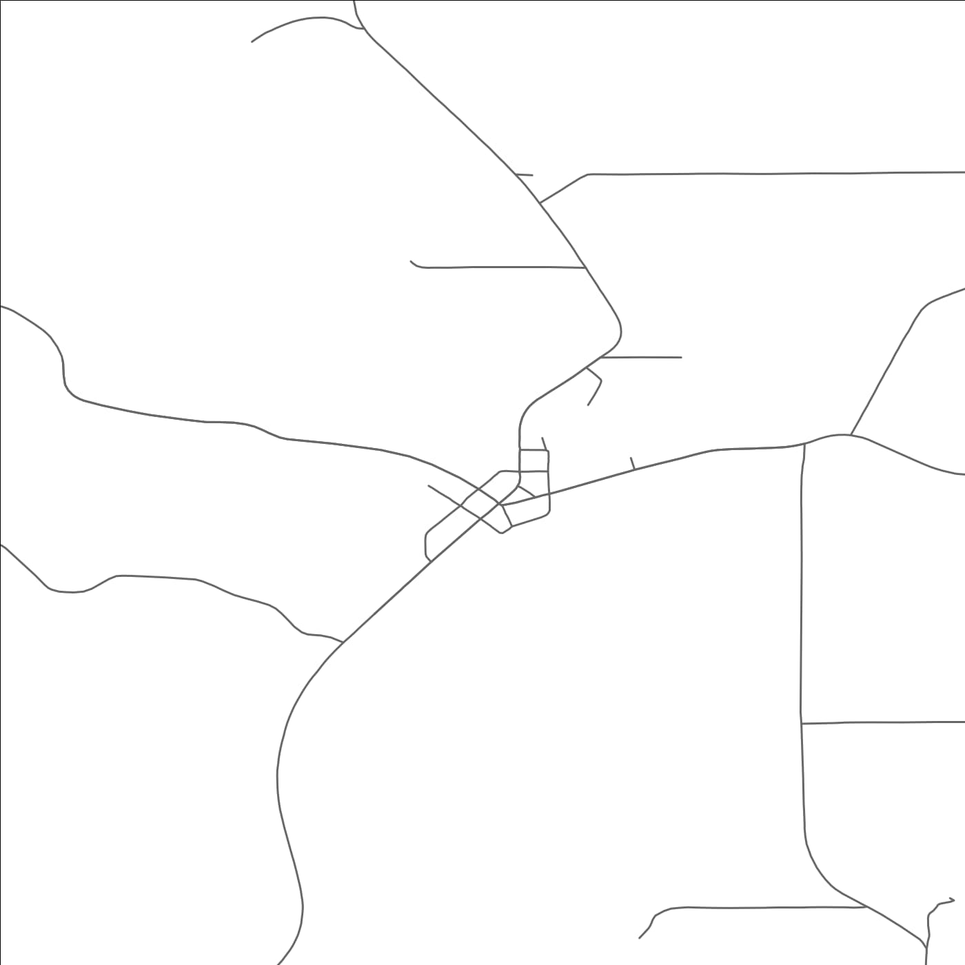 ROAD MAP OF MOUNT STERLING, WISCONSIN BY MAPBAKES