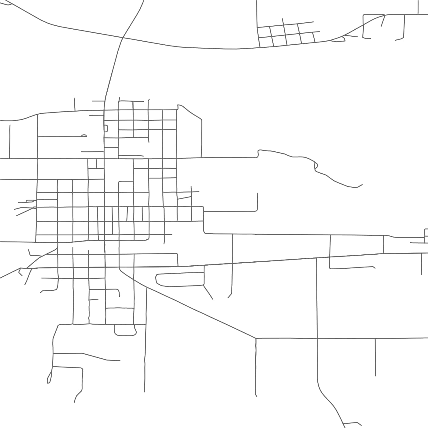 ROAD MAP OF MUSCODA, WISCONSIN BY MAPBAKES