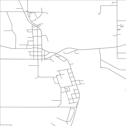 ROAD MAP OF NECEDAH, WISCONSIN BY MAPBAKES