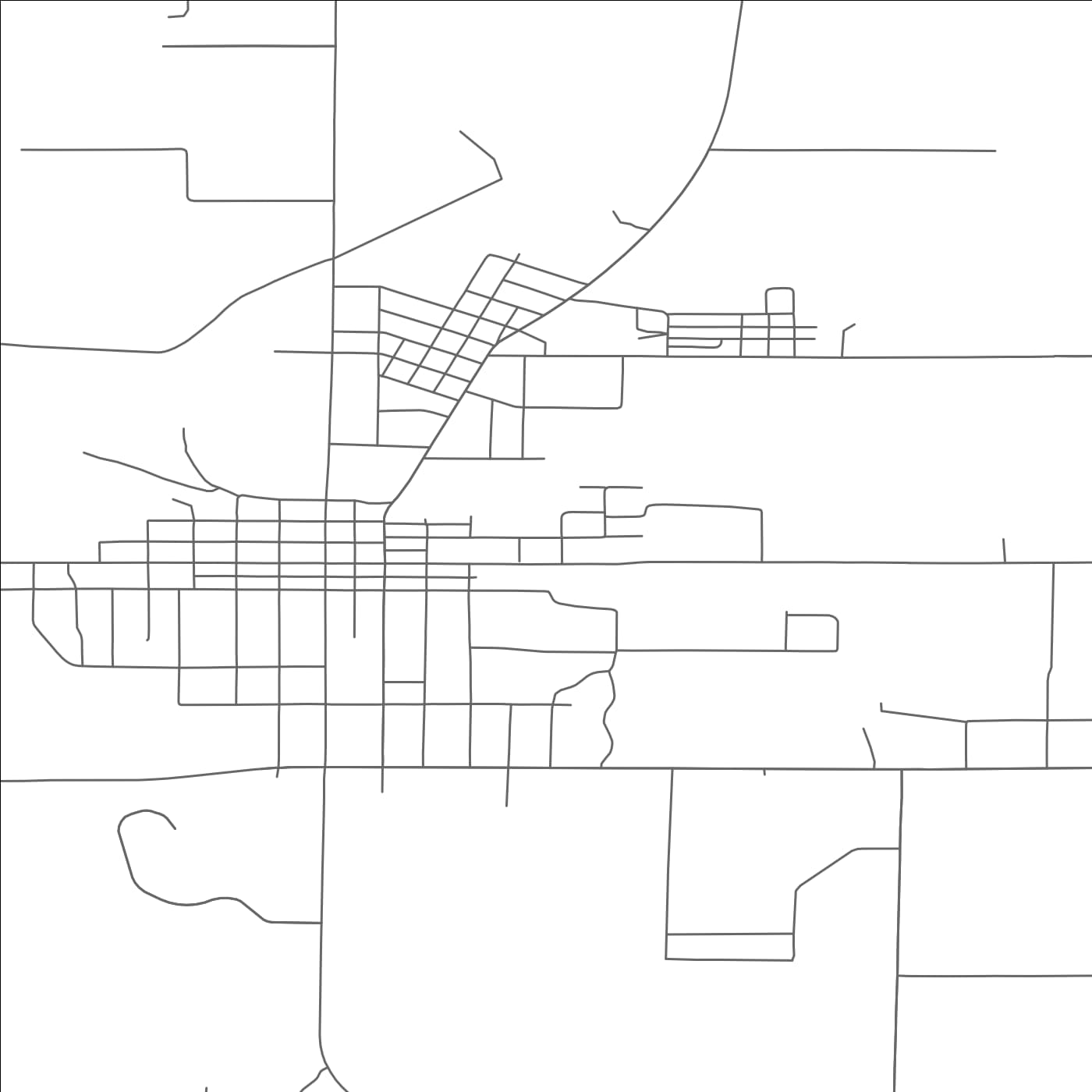 ROAD MAP OF NEILLSVILLE, WISCONSIN BY MAPBAKES