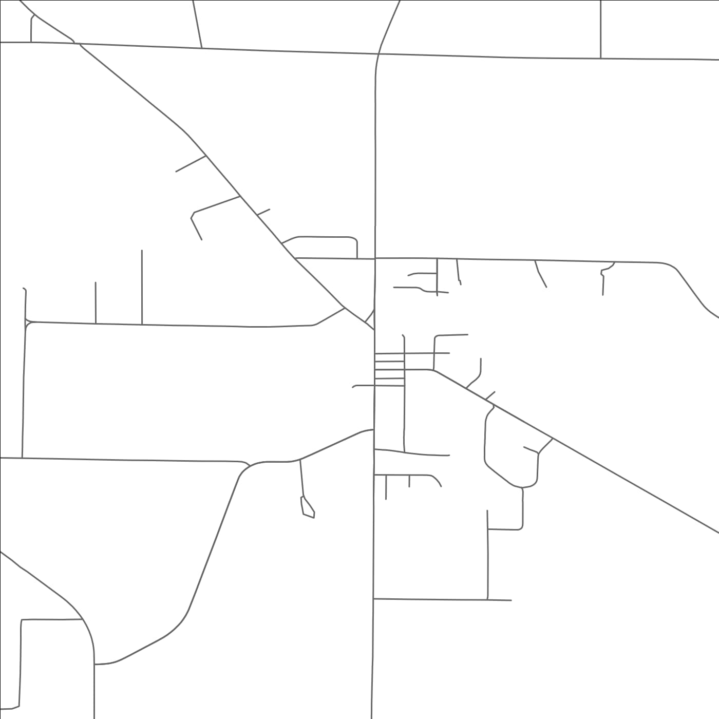 ROAD MAP OF NEOSHO, WISCONSIN BY MAPBAKES