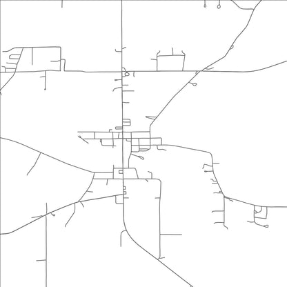 ROAD MAP OF NESHKORO, WISCONSIN BY MAPBAKES