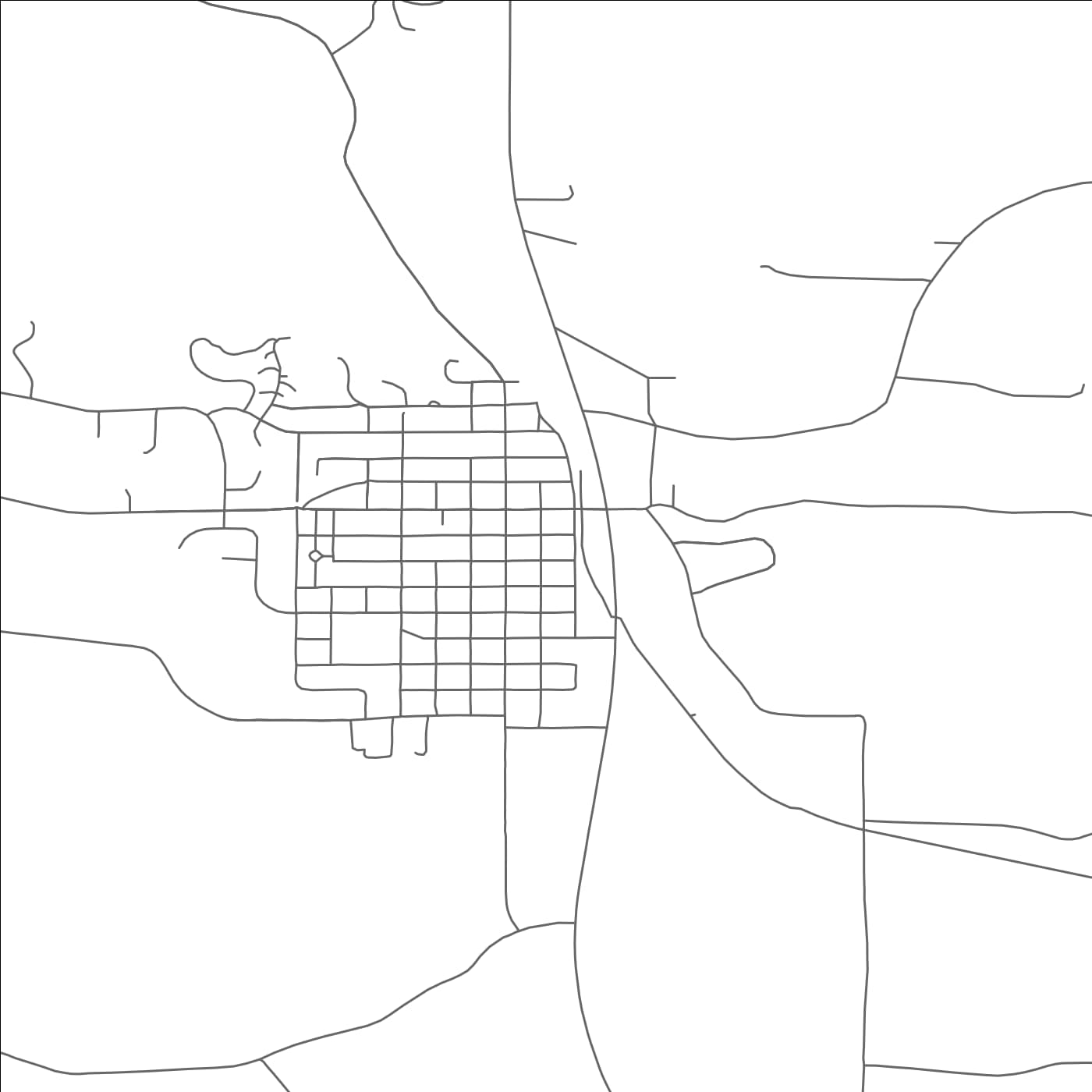 ROAD MAP OF NEW GLARUS, WISCONSIN BY MAPBAKES