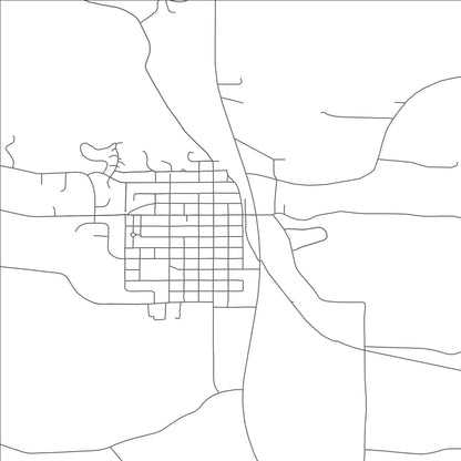 ROAD MAP OF NEW GLARUS, WISCONSIN BY MAPBAKES