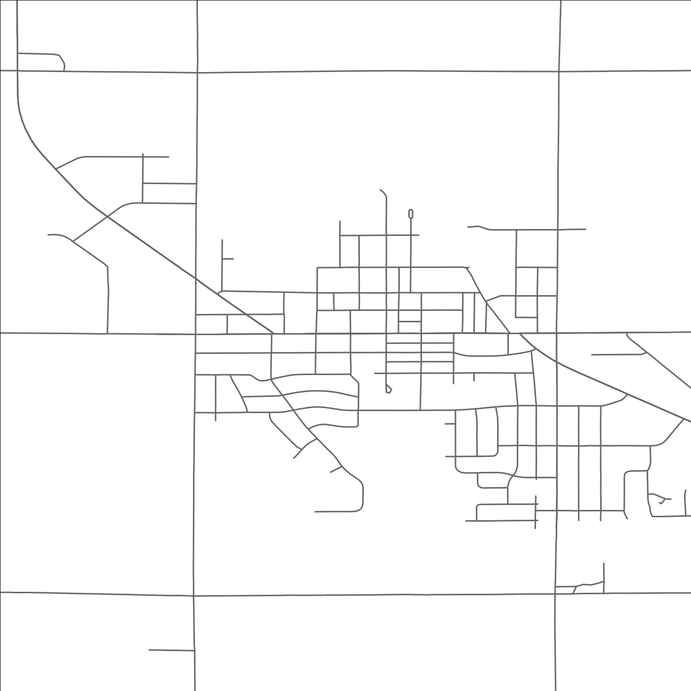 ROAD MAP OF NEW HOLSTEIN, WISCONSIN BY MAPBAKES