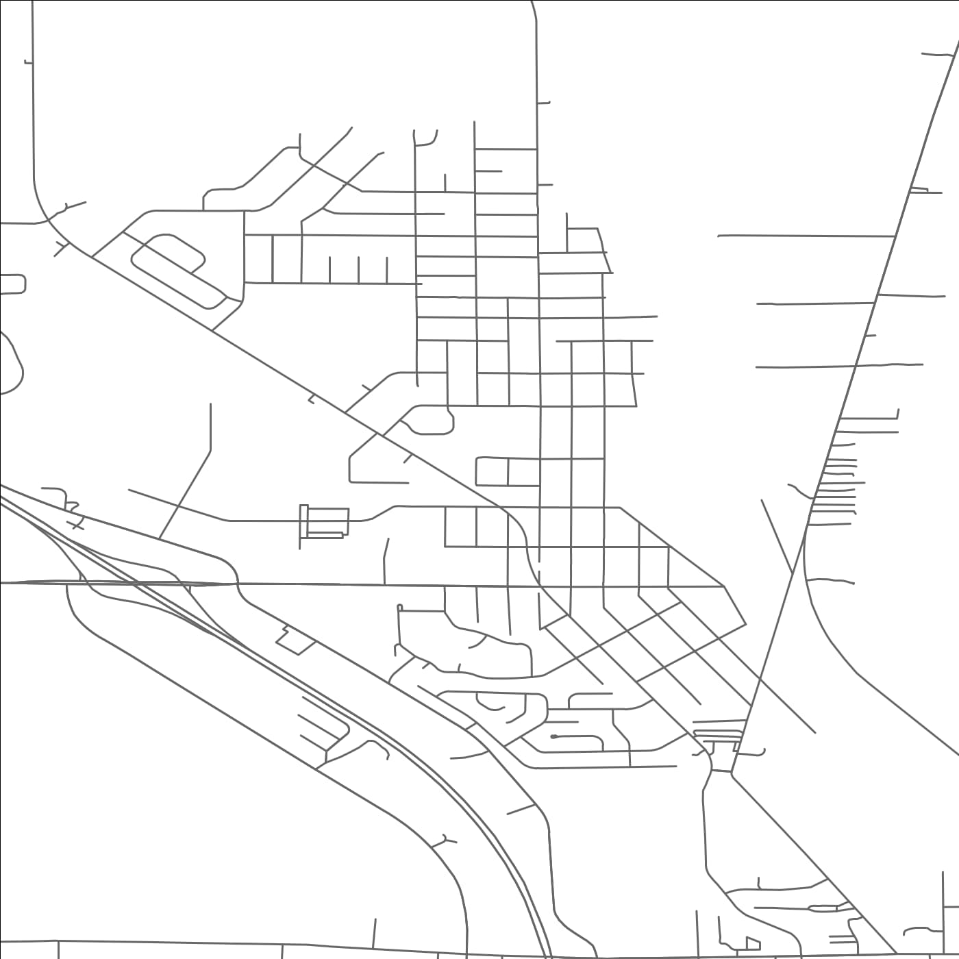 ROAD MAP OF NORTH FOND DU LAC, WISCONSIN BY MAPBAKES