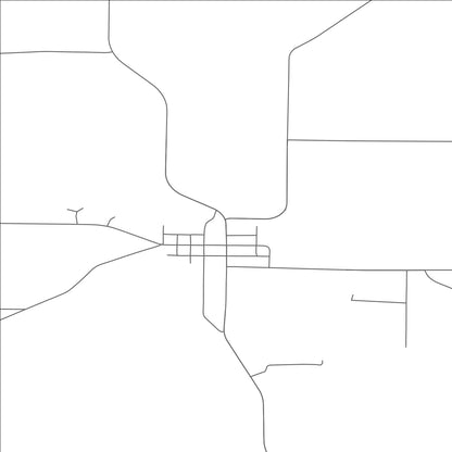 ROAD MAP OF OGDENSBURG, WISCONSIN BY MAPBAKES