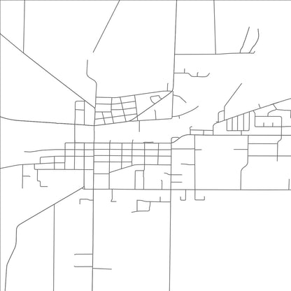 ROAD MAP OF OMRO, WISCONSIN BY MAPBAKES