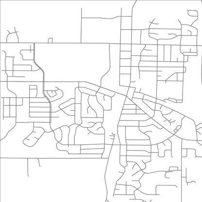 ROAD MAP OF OREGON, WISCONSIN BY MAPBAKES