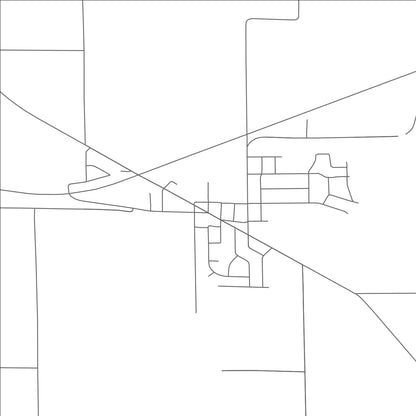 ROAD MAP OF ORFORDVILLE, WISCONSIN BY MAPBAKES