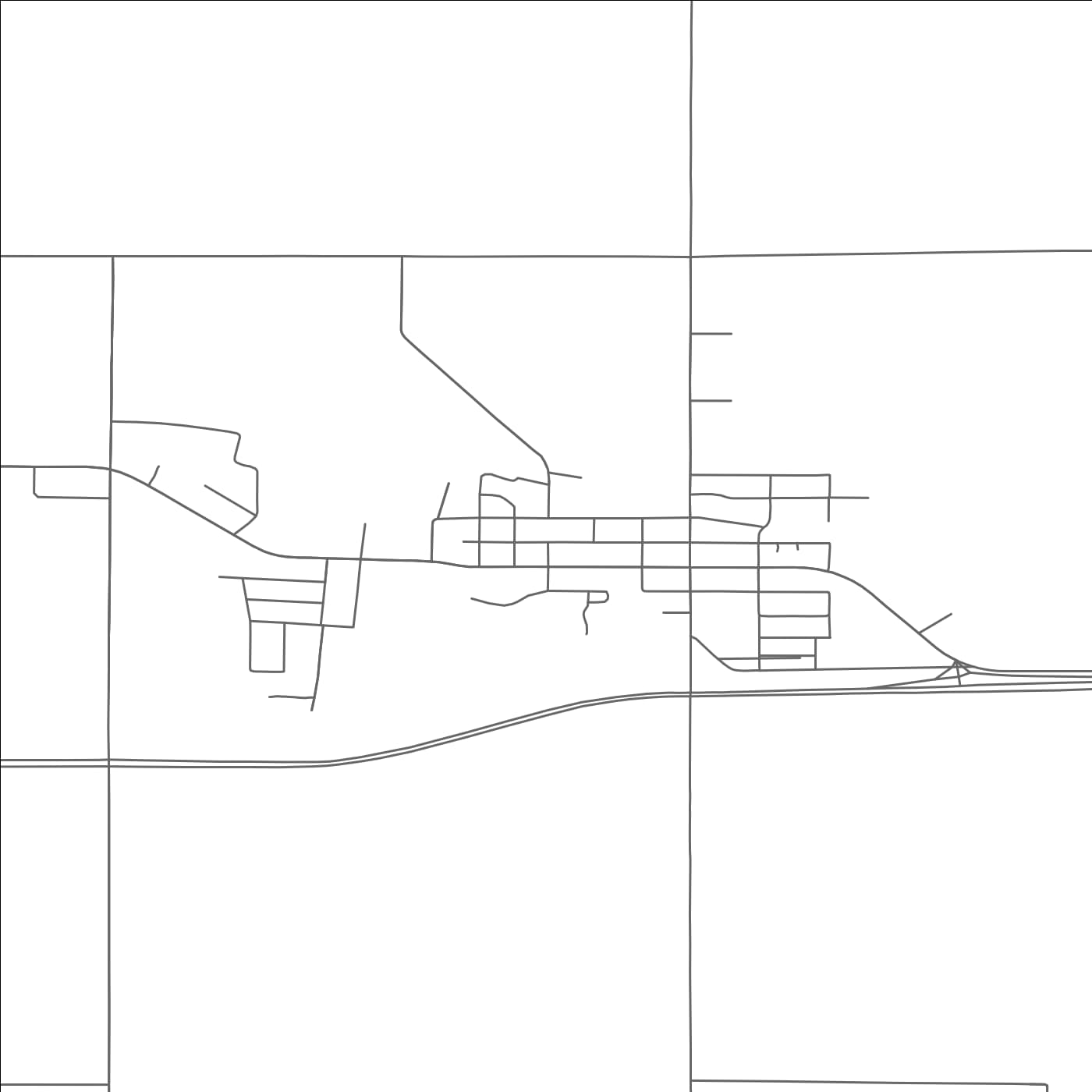 ROAD MAP OF OWEN, WISCONSIN BY MAPBAKES