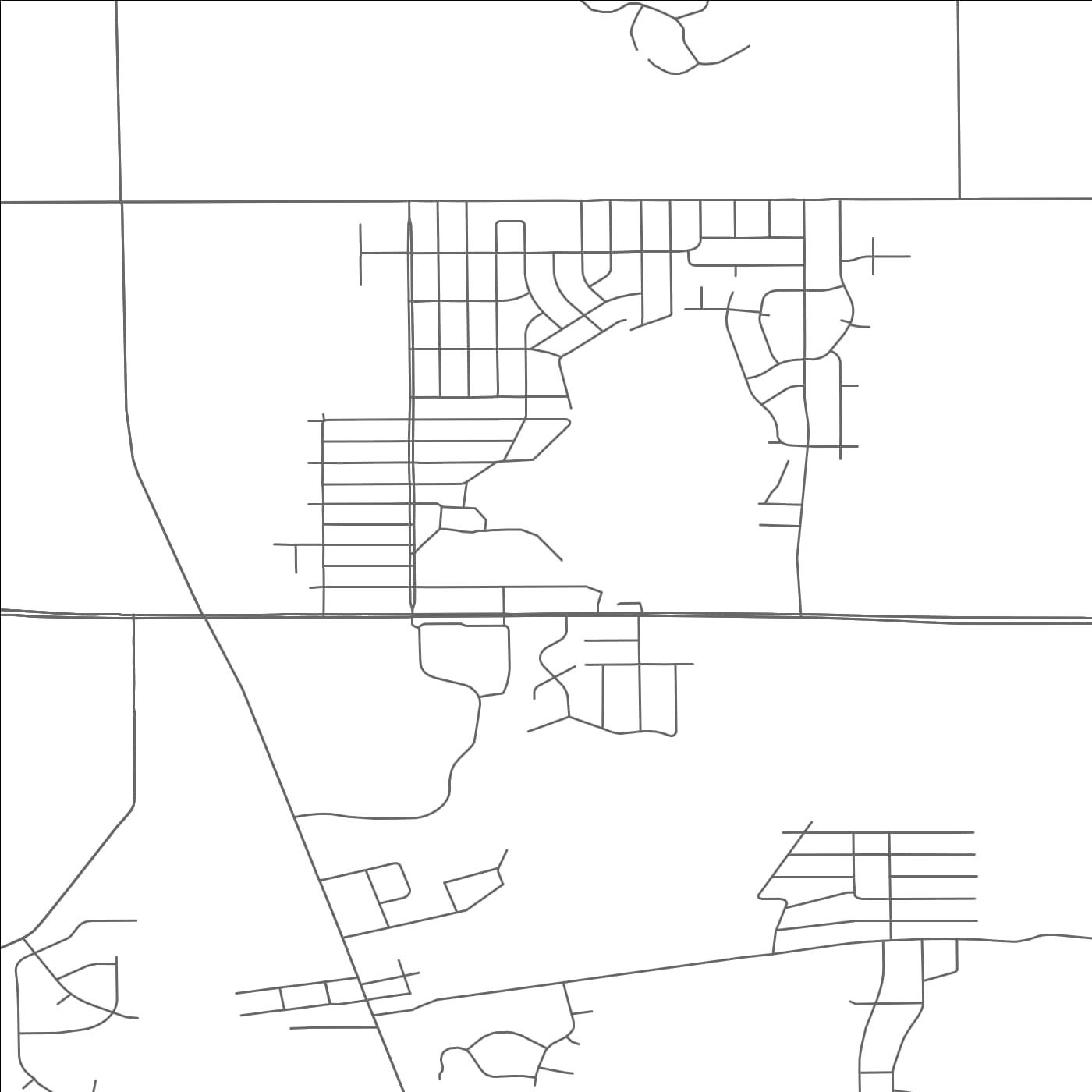 ROAD MAP OF PADDOCK LAKE, WISCONSIN BY MAPBAKES