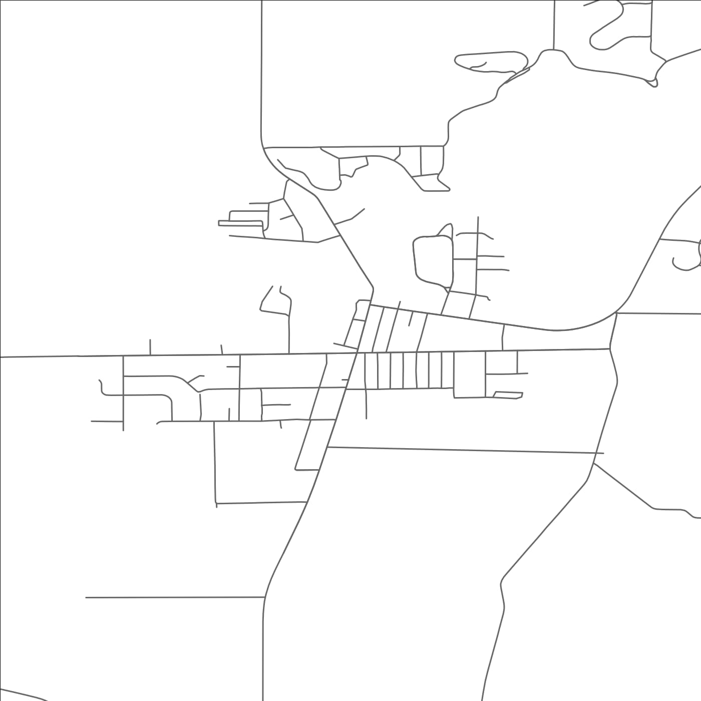 ROAD MAP OF PARDEEVILLE, WISCONSIN BY MAPBAKES