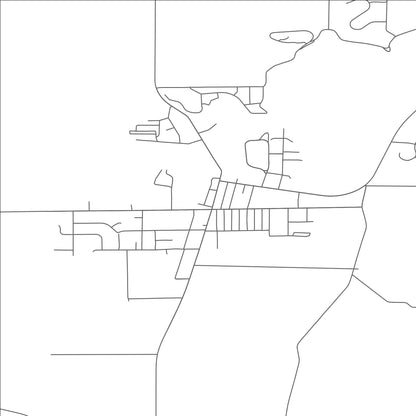 ROAD MAP OF PARDEEVILLE, WISCONSIN BY MAPBAKES