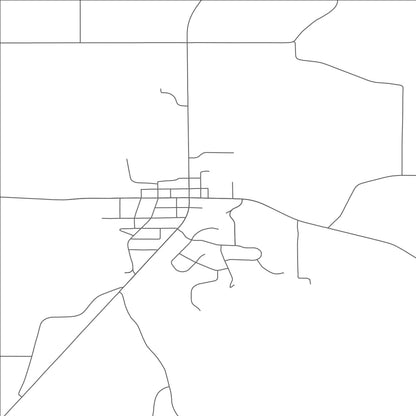 ROAD MAP OF PLAIN, WISCONSIN BY MAPBAKES