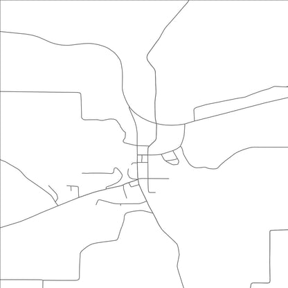 ROAD MAP OF PLUM CITY, WISCONSIN BY MAPBAKES