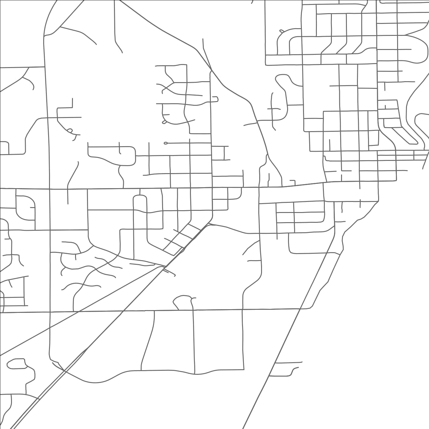 ROAD MAP OF PORT WASHINGTON, WISCONSIN BY MAPBAKES