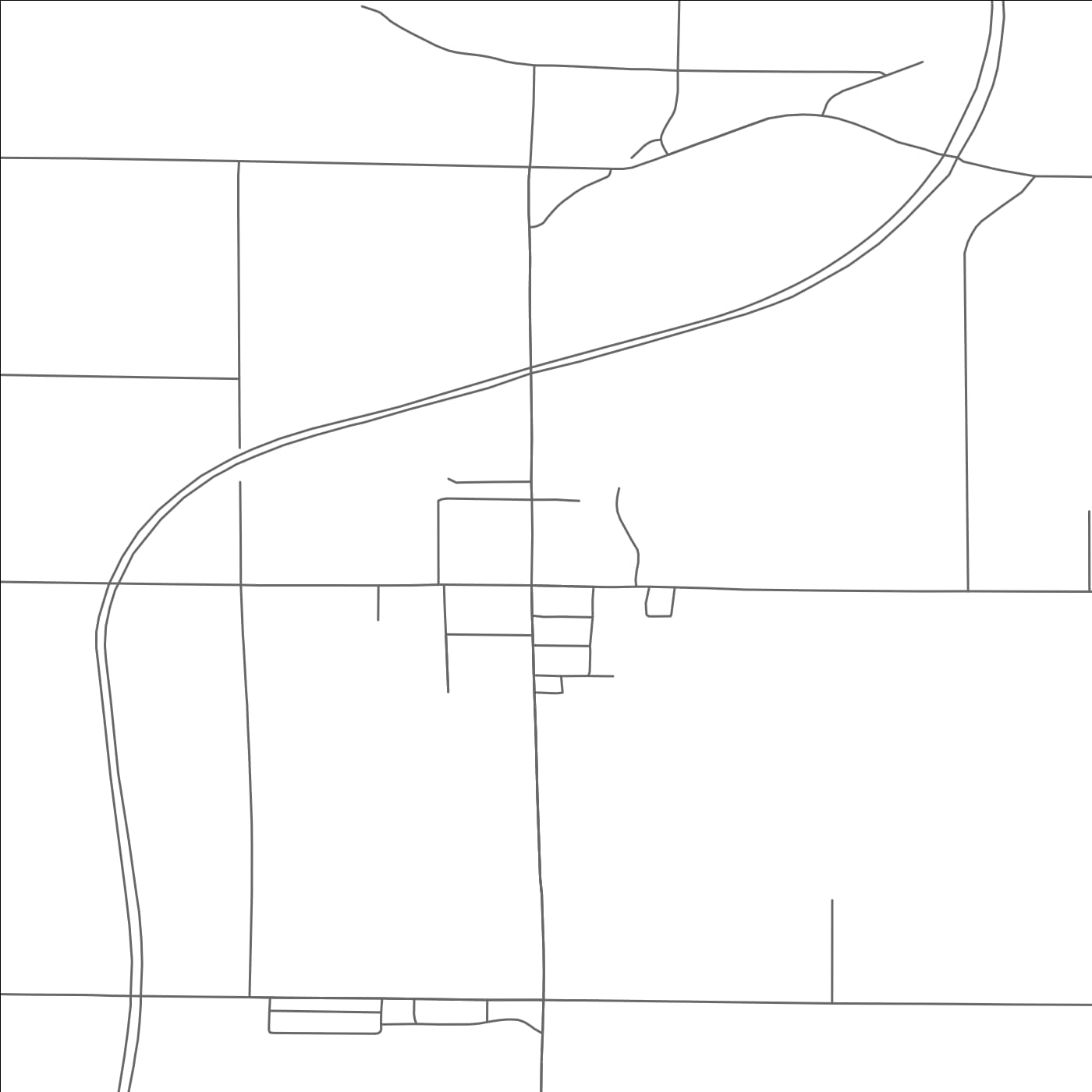 ROAD MAP OF POUND, WISCONSIN BY MAPBAKES