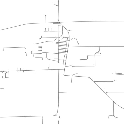 ROAD MAP OF PRENTICE, WISCONSIN BY MAPBAKES