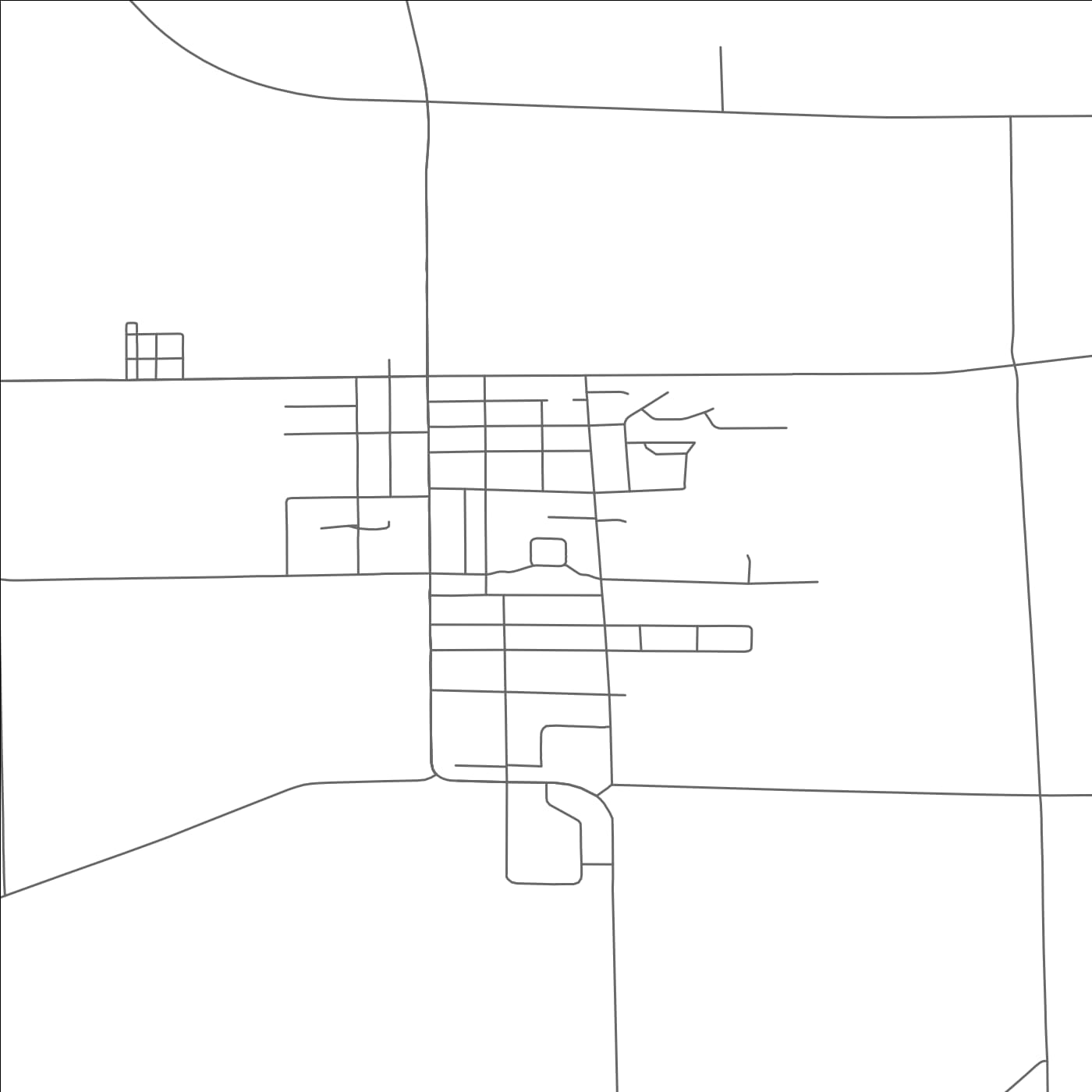 ROAD MAP OF RANDOLPH, WISCONSIN BY MAPBAKES