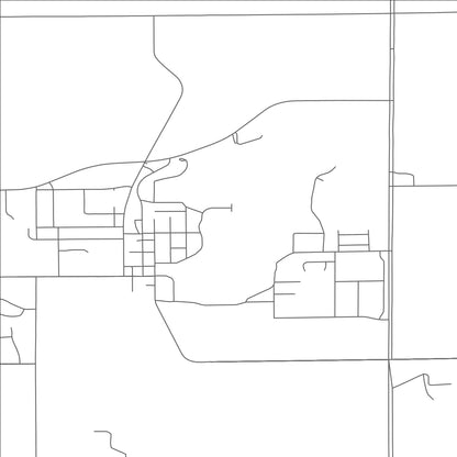 ROAD MAP OF RANDOM LAKE, WISCONSIN BY MAPBAKES