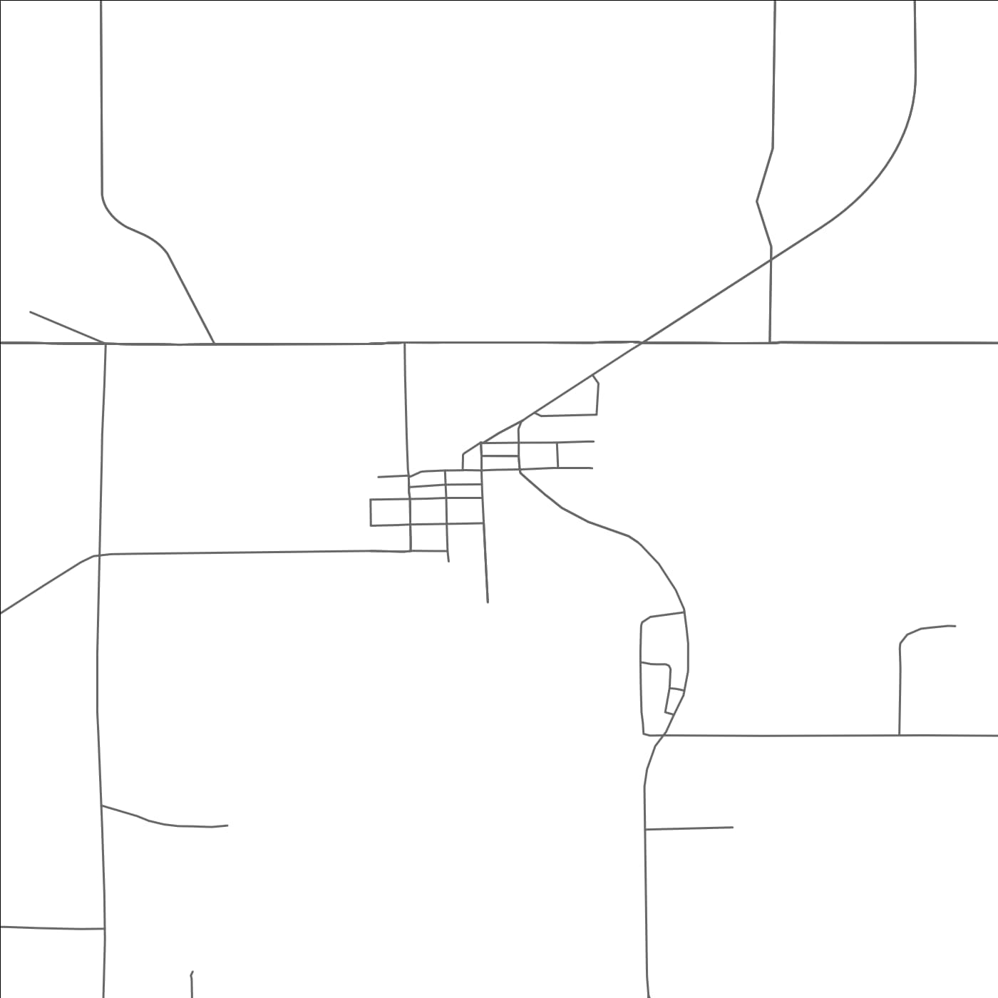 ROAD MAP OF RIDGELAND, WISCONSIN BY MAPBAKES