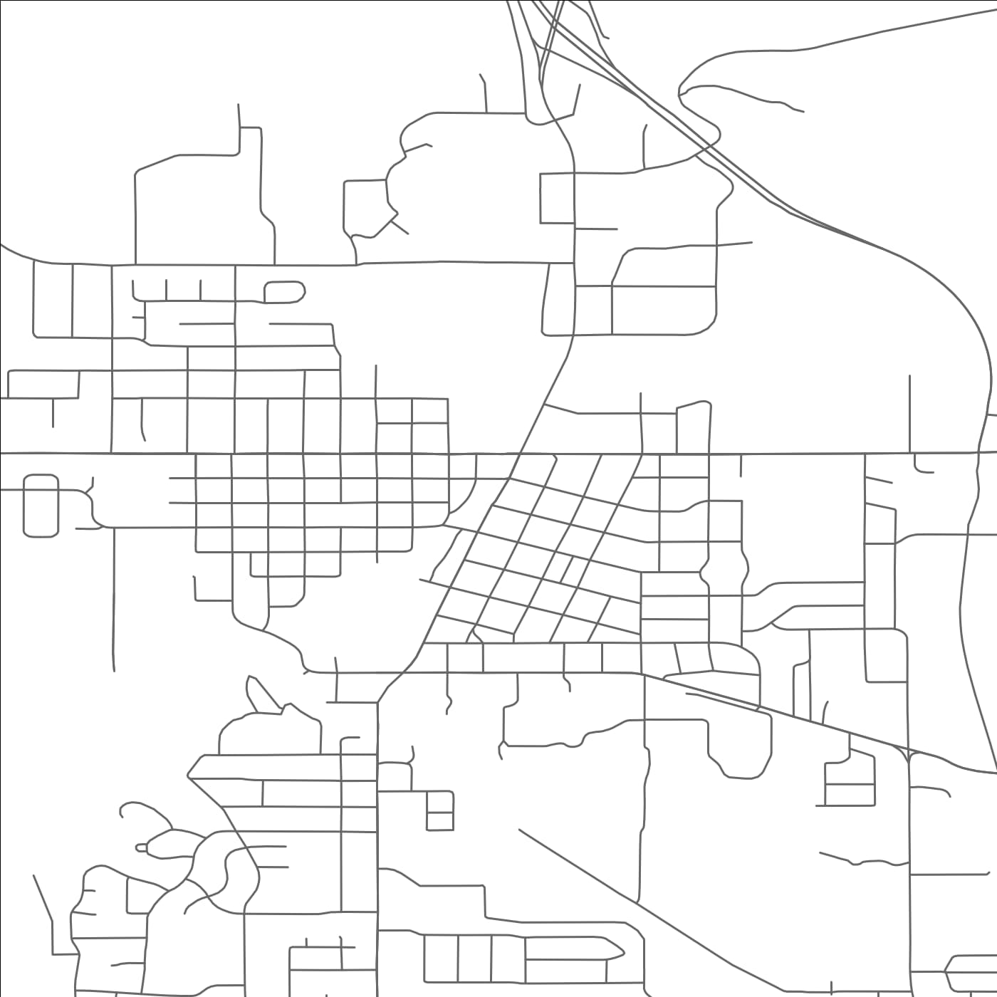 ROAD MAP OF RIVER FALLS, WISCONSIN BY MAPBAKES