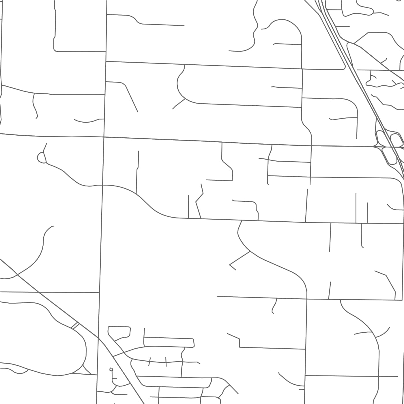 ROAD MAP OF RIVER HILLS, WISCONSIN BY MAPBAKES