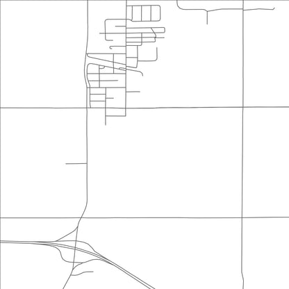 ROAD MAP OF ROBERTS, WISCONSIN BY MAPBAKES