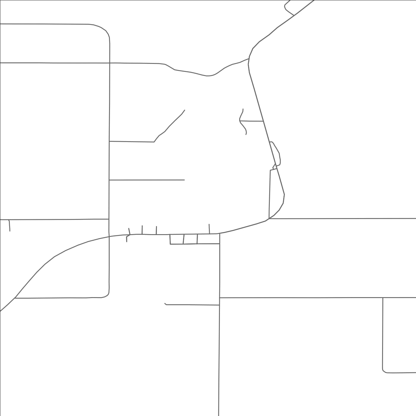 ROAD MAP OF ROCK FALLS, WISCONSIN BY MAPBAKES